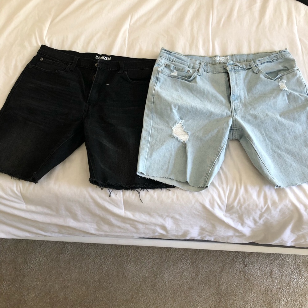 Denizen denim cutoff shorts